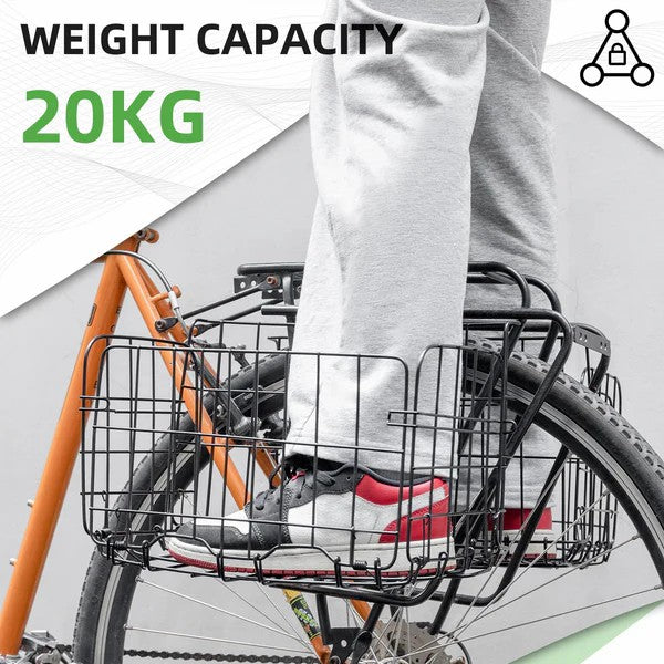 Folding Steel Mesh Bicycle Basket - OVERLANDERS Outfitter