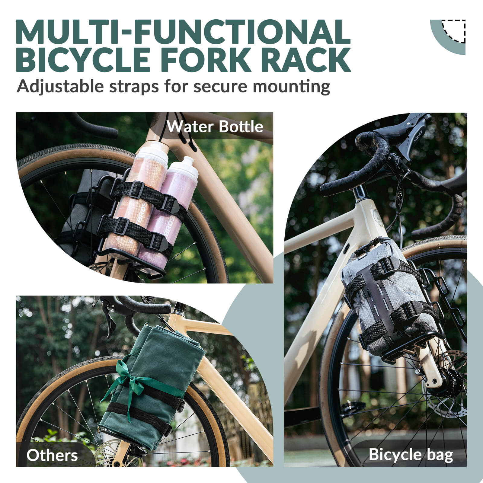 Front Fork Bike Rack - OVERLANDERS Outfitter