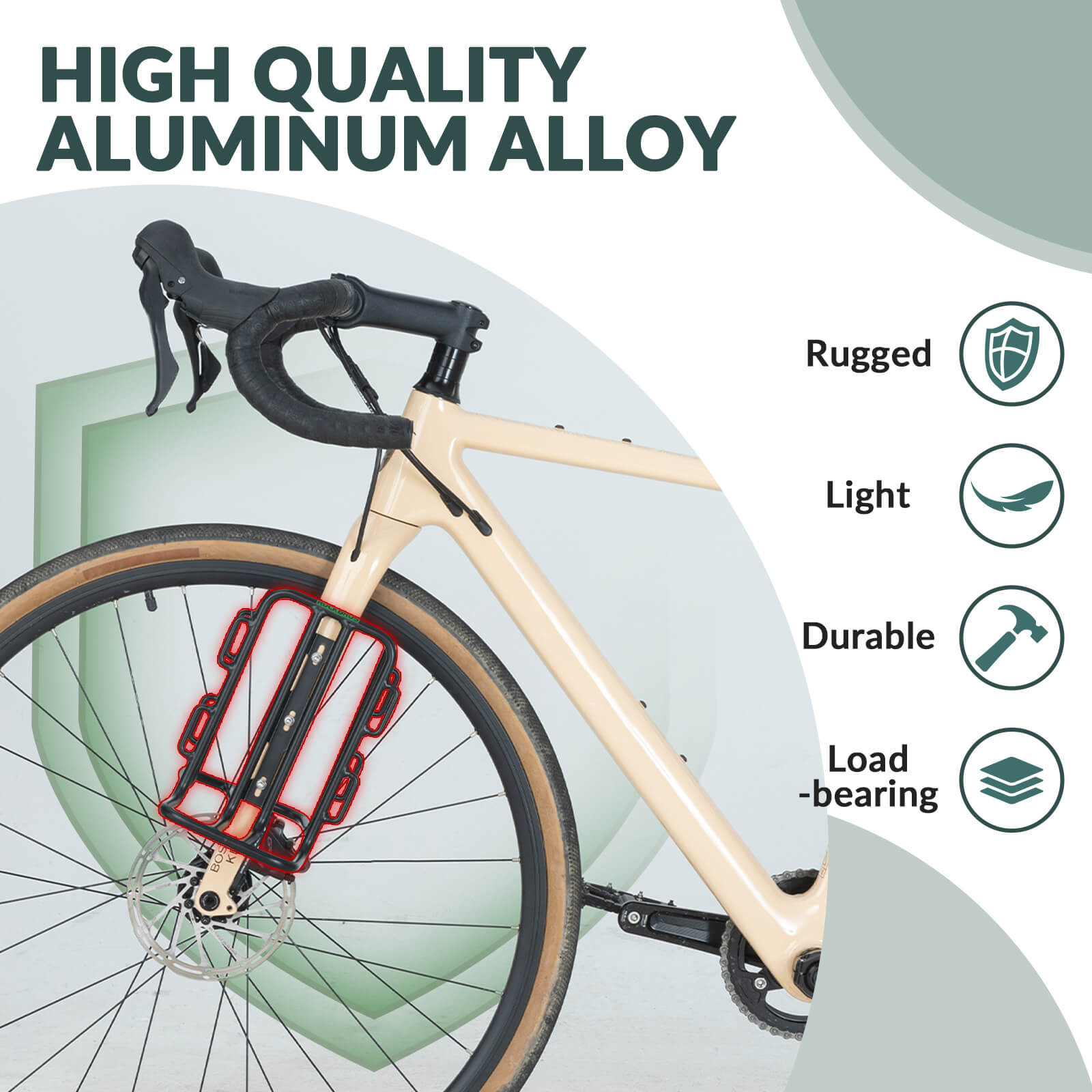 Front Fork Bike Rack - OVERLANDERS Outfitter