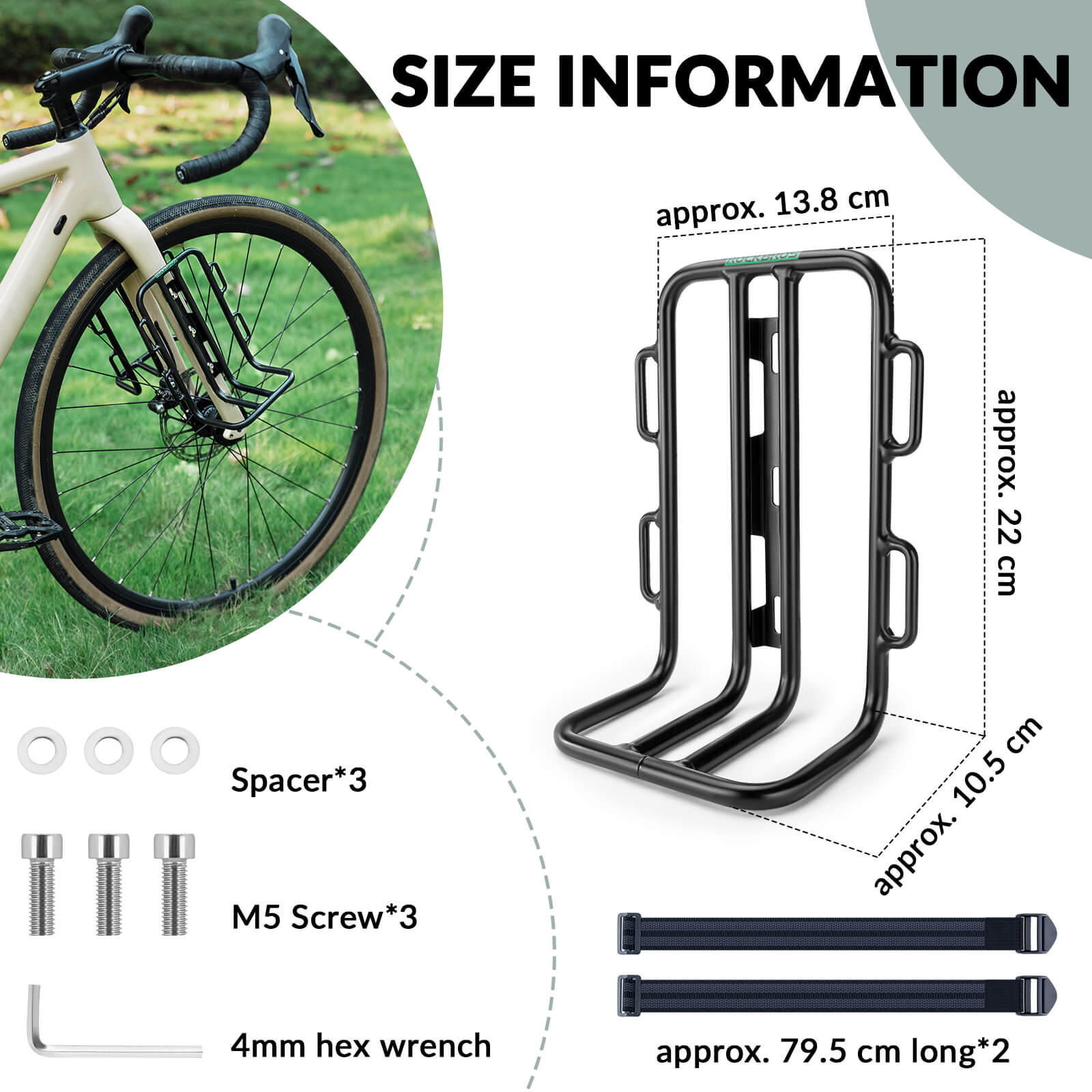Front Fork Bike Rack - OVERLANDERS Outfitter
