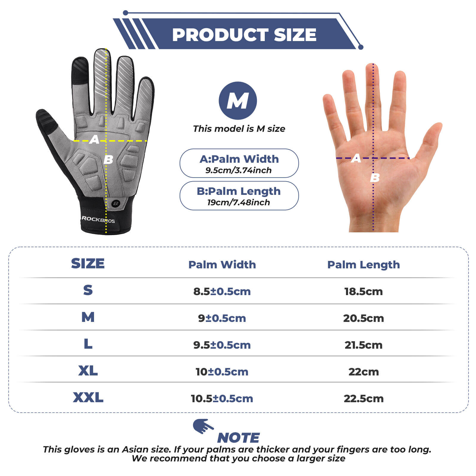 Full Finger Cycling Gloves - OVERLANDERS Outfitter