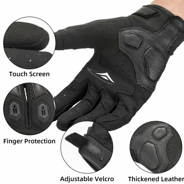 Full Finger Motorcycle Gloves - OVERLANDERS Outfitter