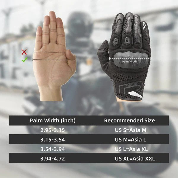 Full Finger Motorcycle Gloves - OVERLANDERS Outfitter
