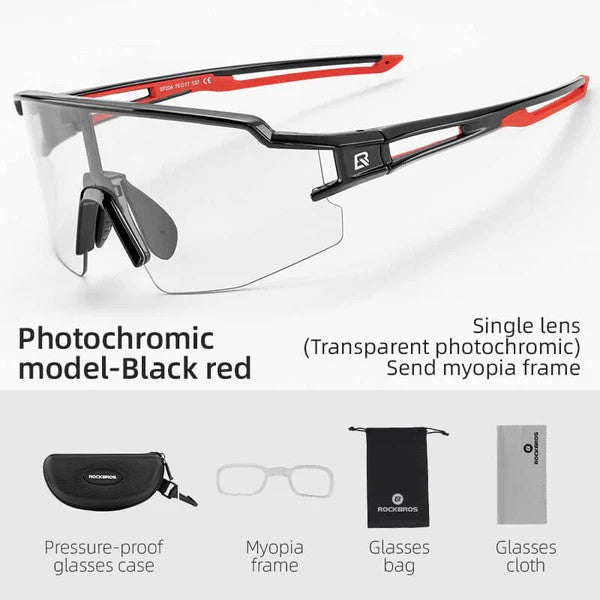 Half Frame Photochromic Cycling Sunglasses - OVERLANDERS Outfitter