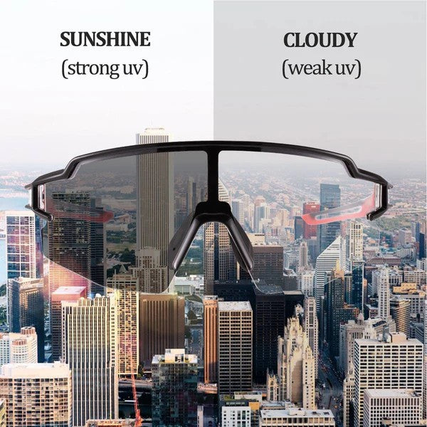 Half Frame Photochromic Cycling Sunglasses - OVERLANDERS Outfitter