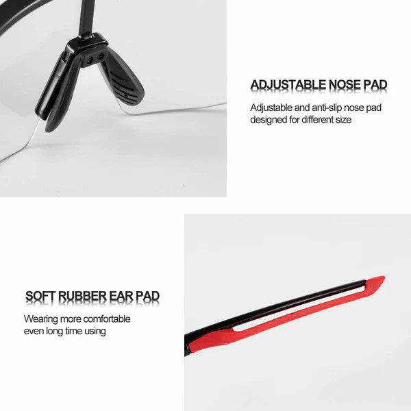 Half Frame Photochromic Cycling Sunglasses - OVERLANDERS Outfitter