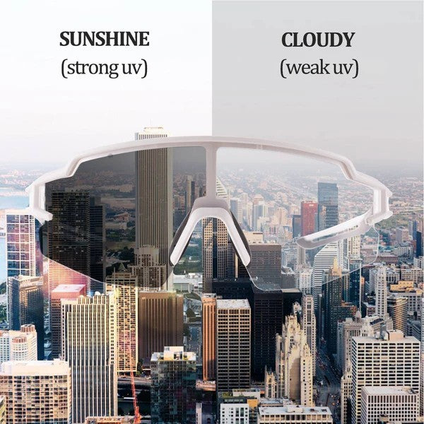 Half Frame Photochromic Cycling Sunglasses - OVERLANDERS Outfitter