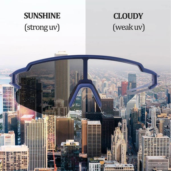 Half Frame Photochromic Cycling Sunglasses - OVERLANDERS Outfitter