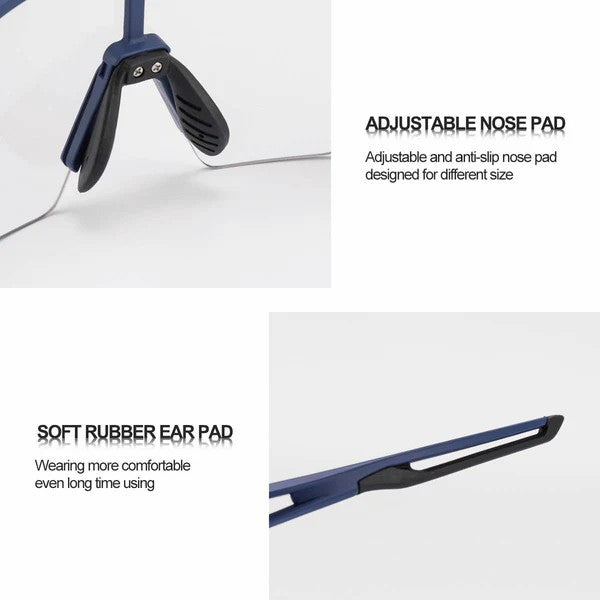 Half Frame Photochromic Cycling Sunglasses - OVERLANDERS Outfitter