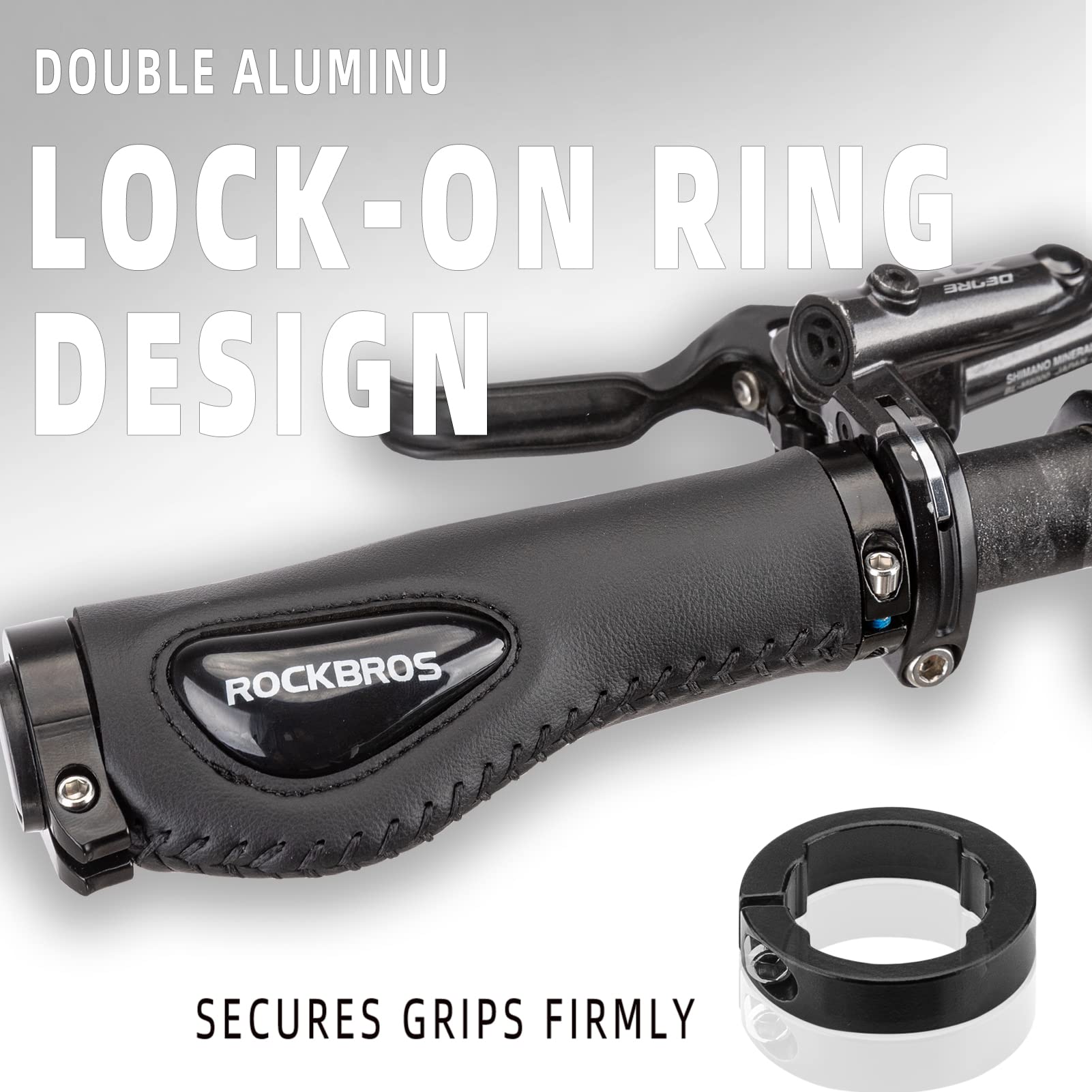 Bike Handle Grips Ergonomics Design Soft Gel Dual Lock - OVERLANDERS Outfitter