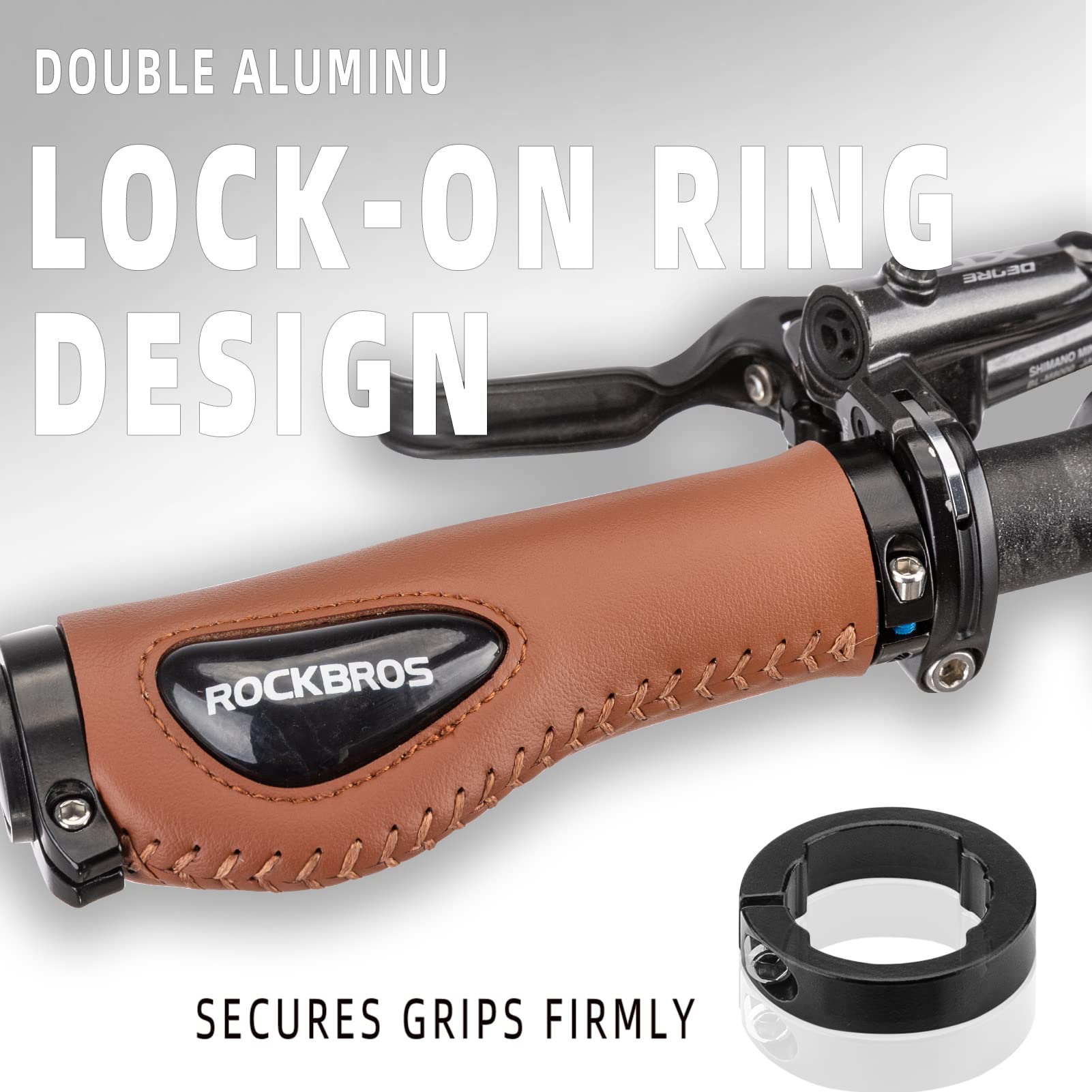 Bike Handle Grips Ergonomics Design Soft Gel Dual Lock - OVERLANDERS Outfitter