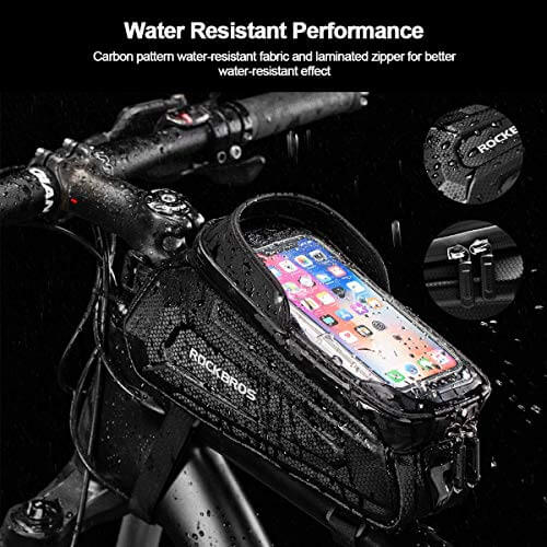 Hard-Shell Bike Top Tube Phone Bag - OVERLANDERS Outfitter