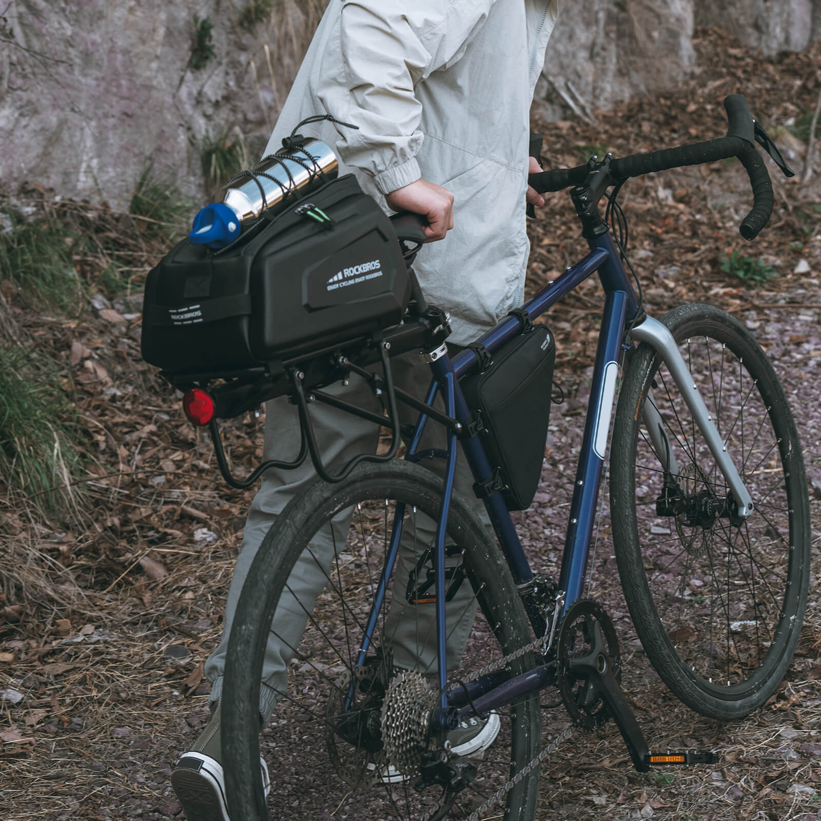 Hard Shell Bike Trunk Bag for Rear Rack - 9L - OVERLANDERS Outfitter