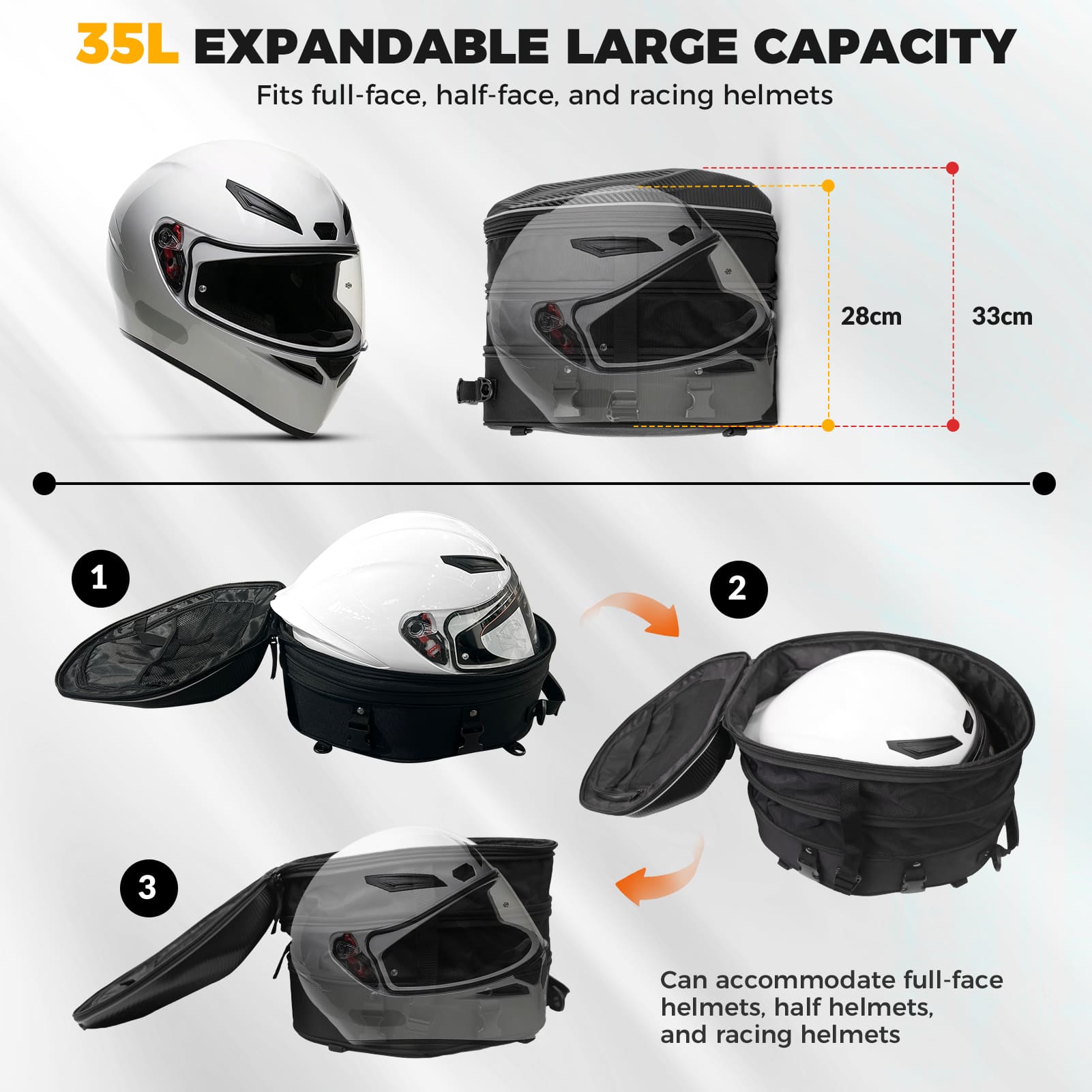 Hard Shell Motorcycle Rear Seat Bag - OVERLANDERS Outfitter