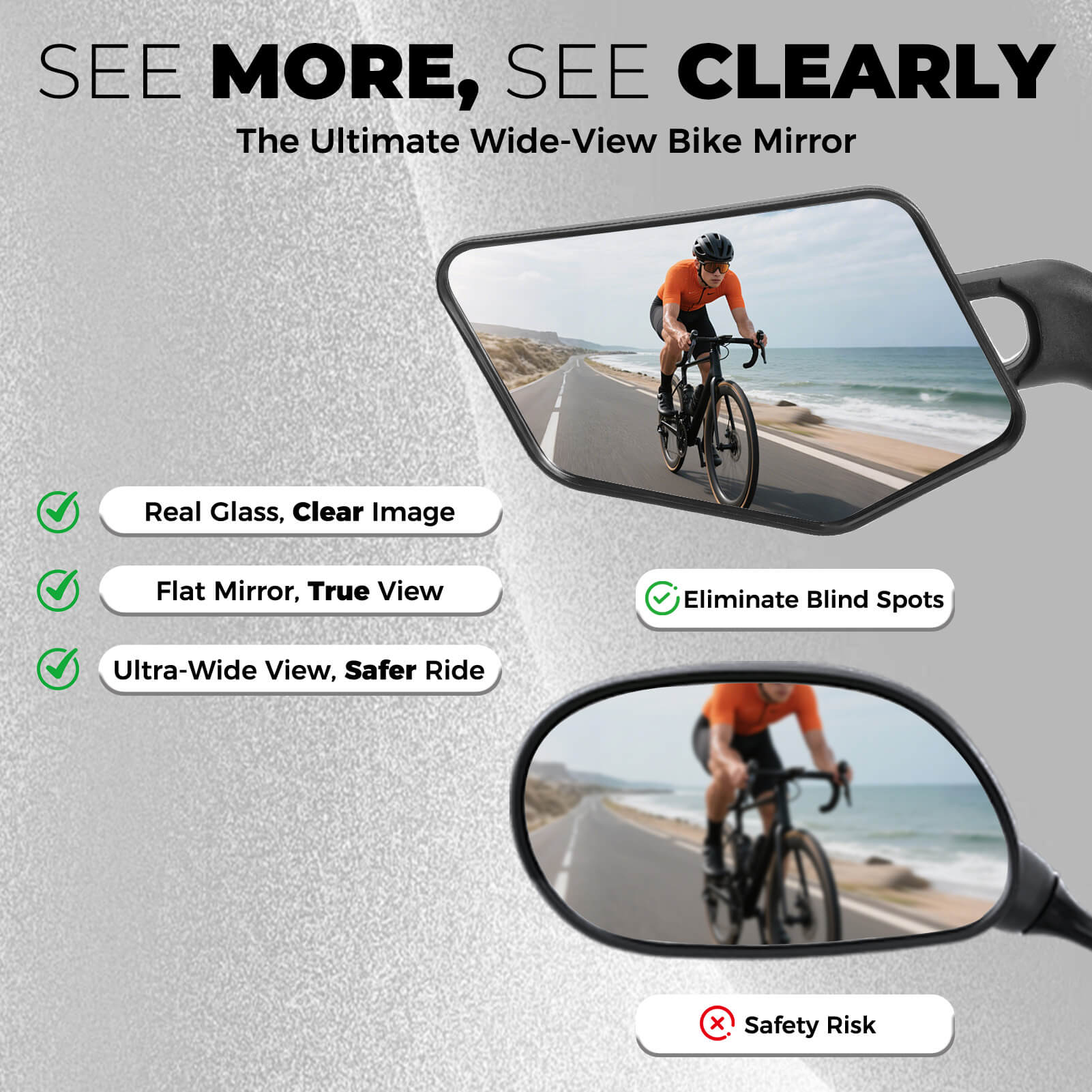 Bike Bar End Mirror - OVERLANDERS Outfitter