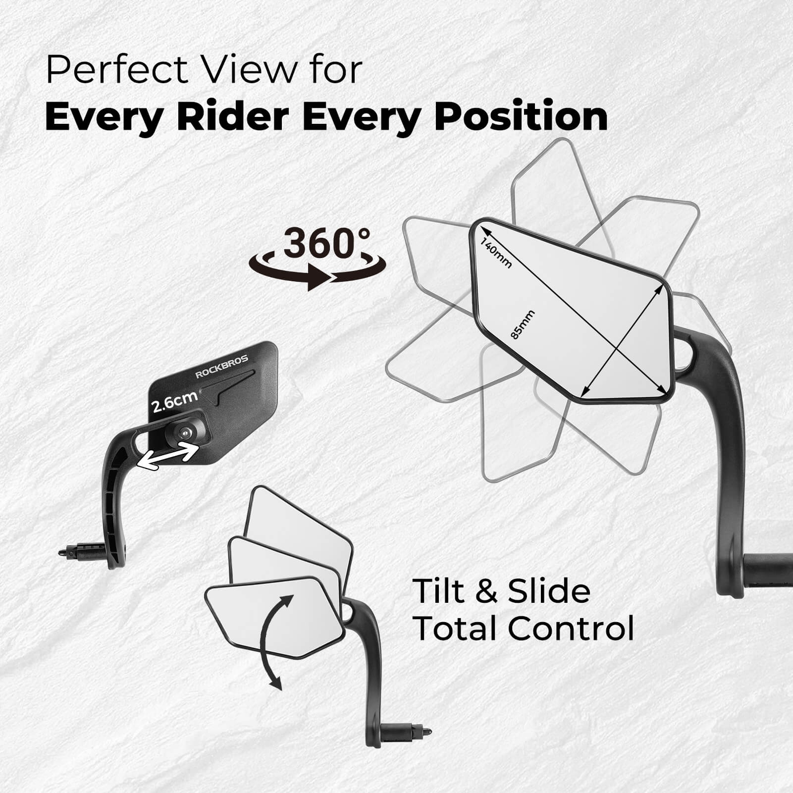 Bike Bar End Mirror - OVERLANDERS Outfitter