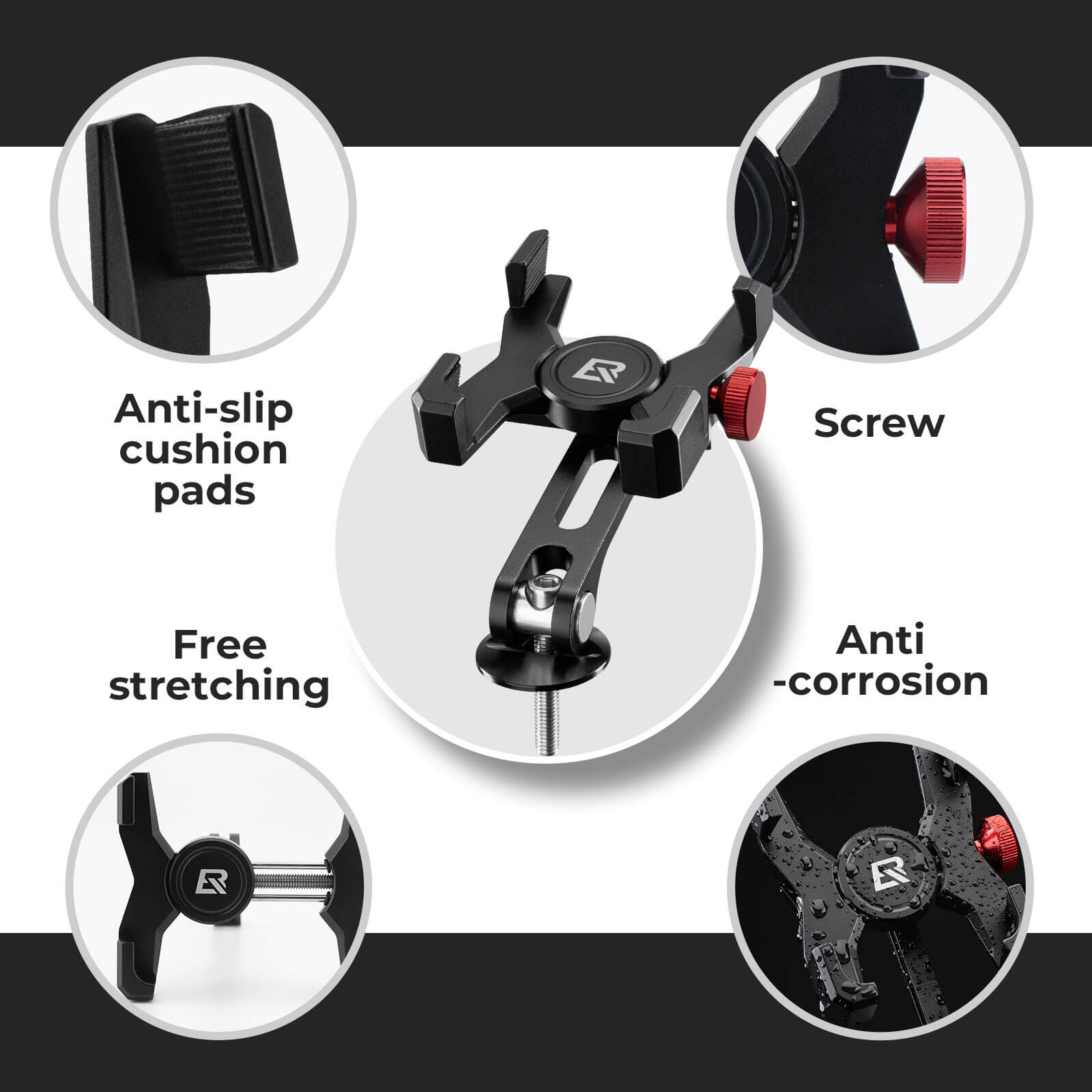 Aluminum Bike Phone Holder - OVERLANDERS Outfitter