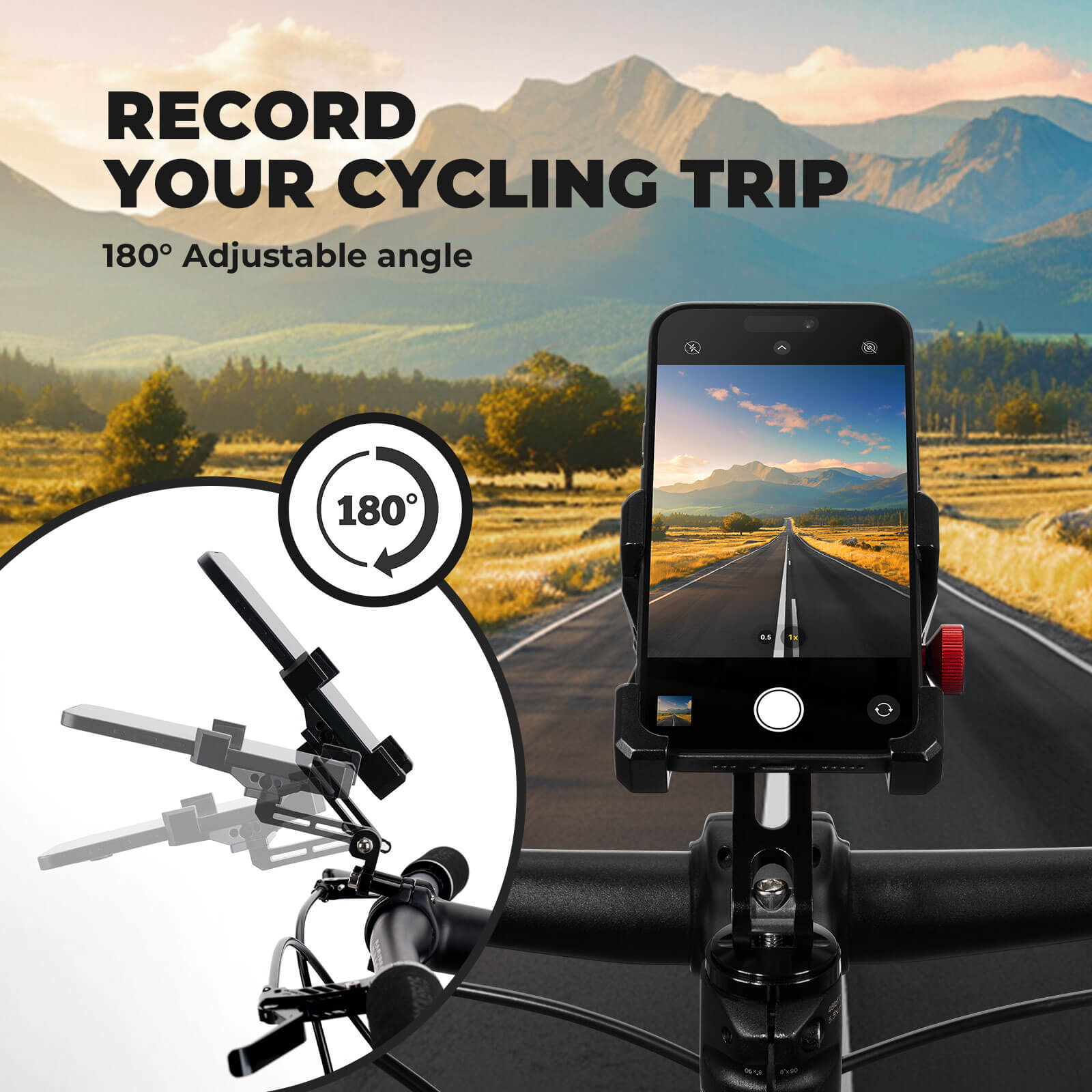 Aluminum Bike Phone Holder - OVERLANDERS Outfitter