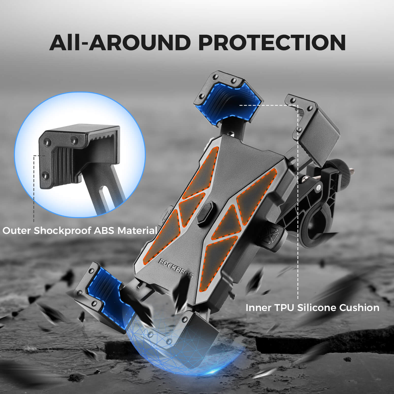 HW-180 Bike Phone Holder - OVERLANDERS Outfitter