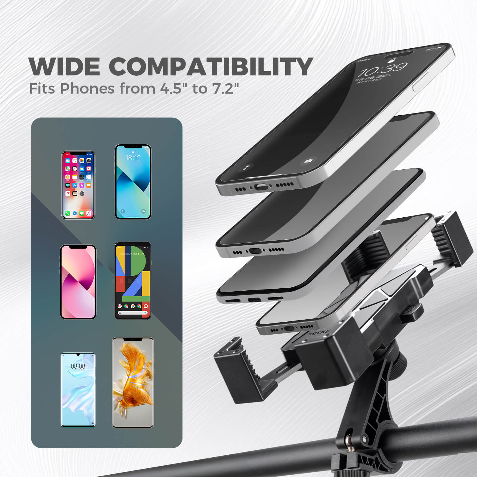 HW-180 Bike Phone Holder - OVERLANDERS Outfitter