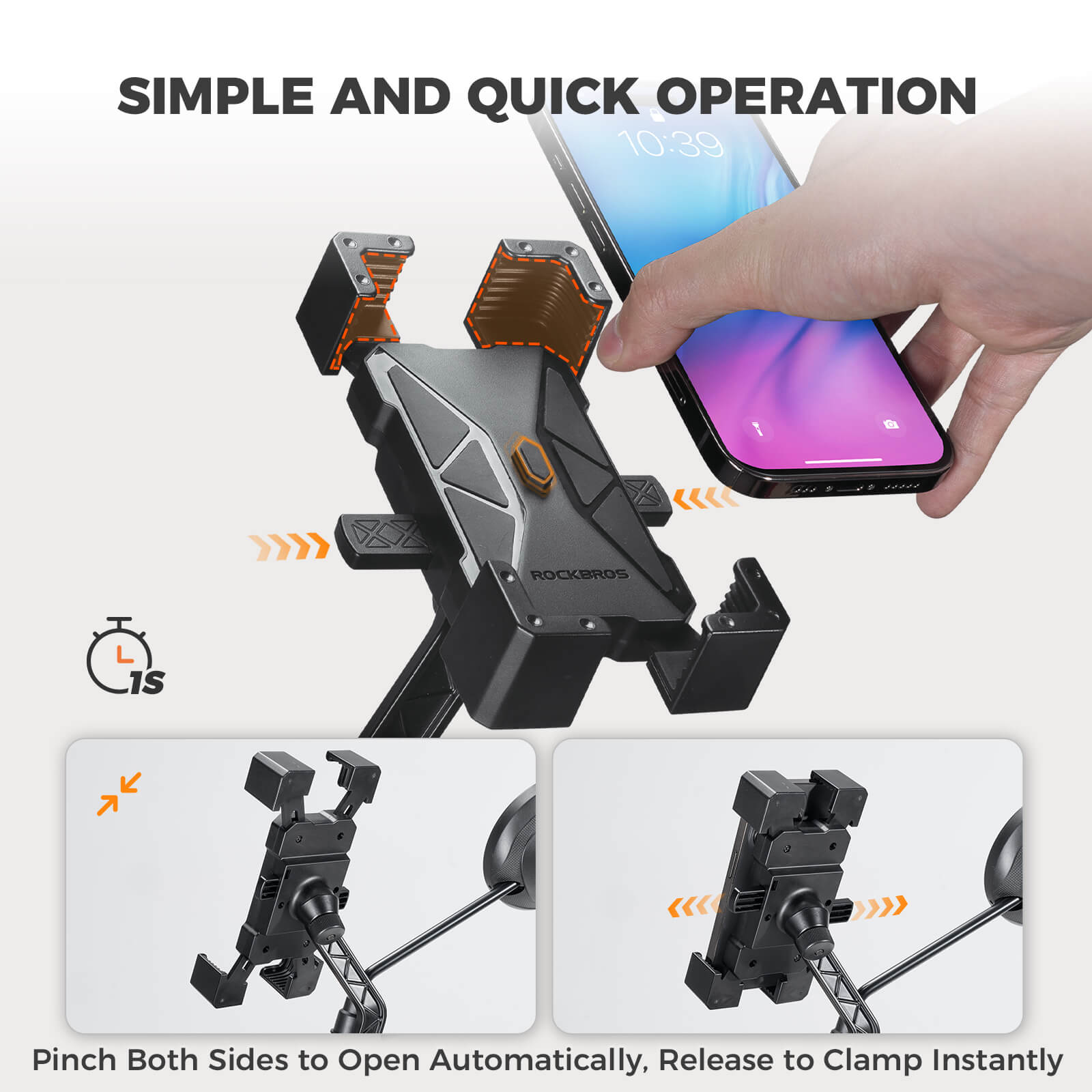 HW-180 Bike Phone Holder - OVERLANDERS Outfitter