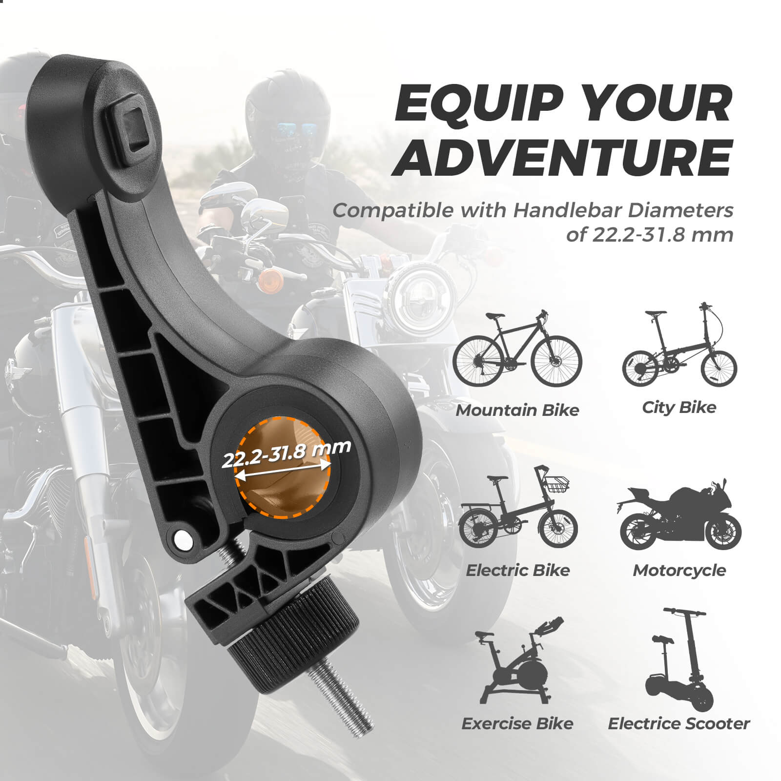 HW-180 Bike Phone Holder - OVERLANDERS Outfitter