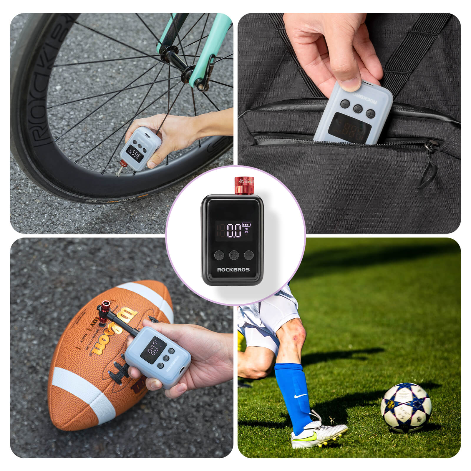 HW140 Mini Electric Bike Pump - OVERLANDERS Outfitter