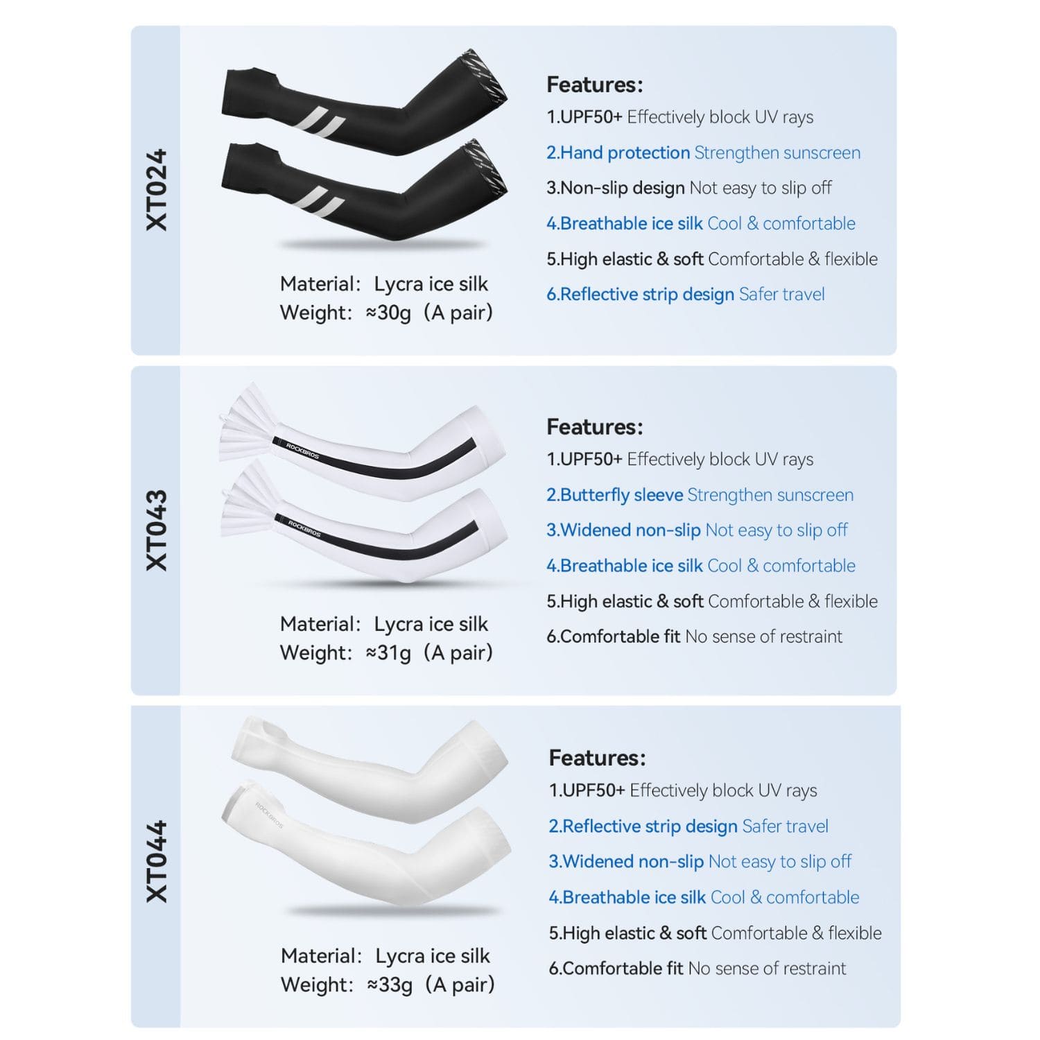 Ice Silk Cycling Arm Sleeves - OVERLANDERS Outfitter