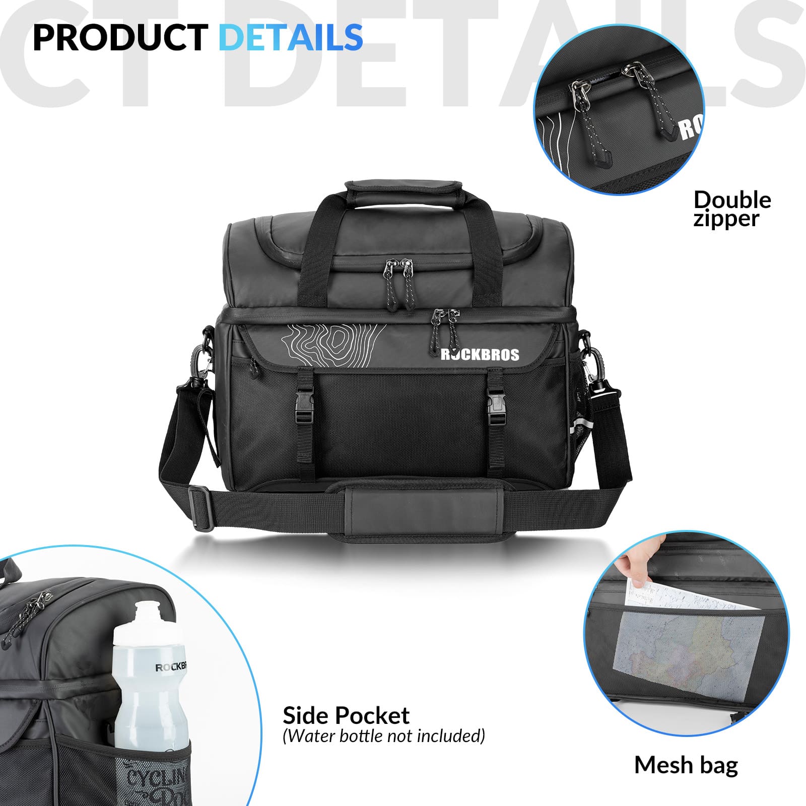 Insulated Bike Rear Rack Cooler Pannier – 11L - OVERLANDERS Outfitter