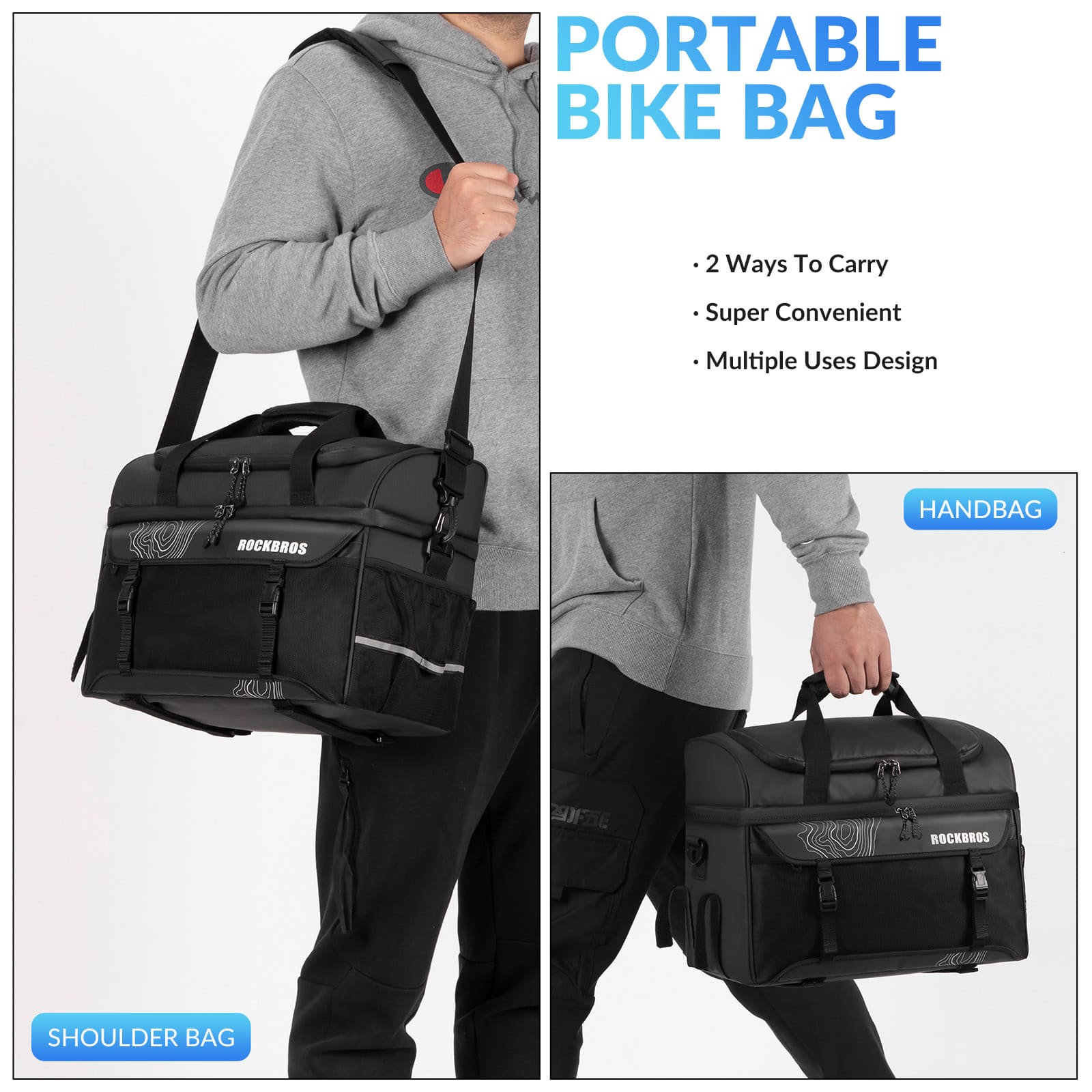 Insulated Bike Rear Rack Cooler Pannier – 11L - OVERLANDERS Outfitter