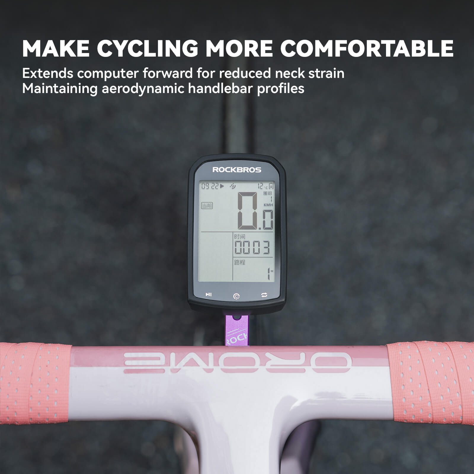 Integrated Handlebar Bike Computer Mount - OVERLANDERS Outfitter