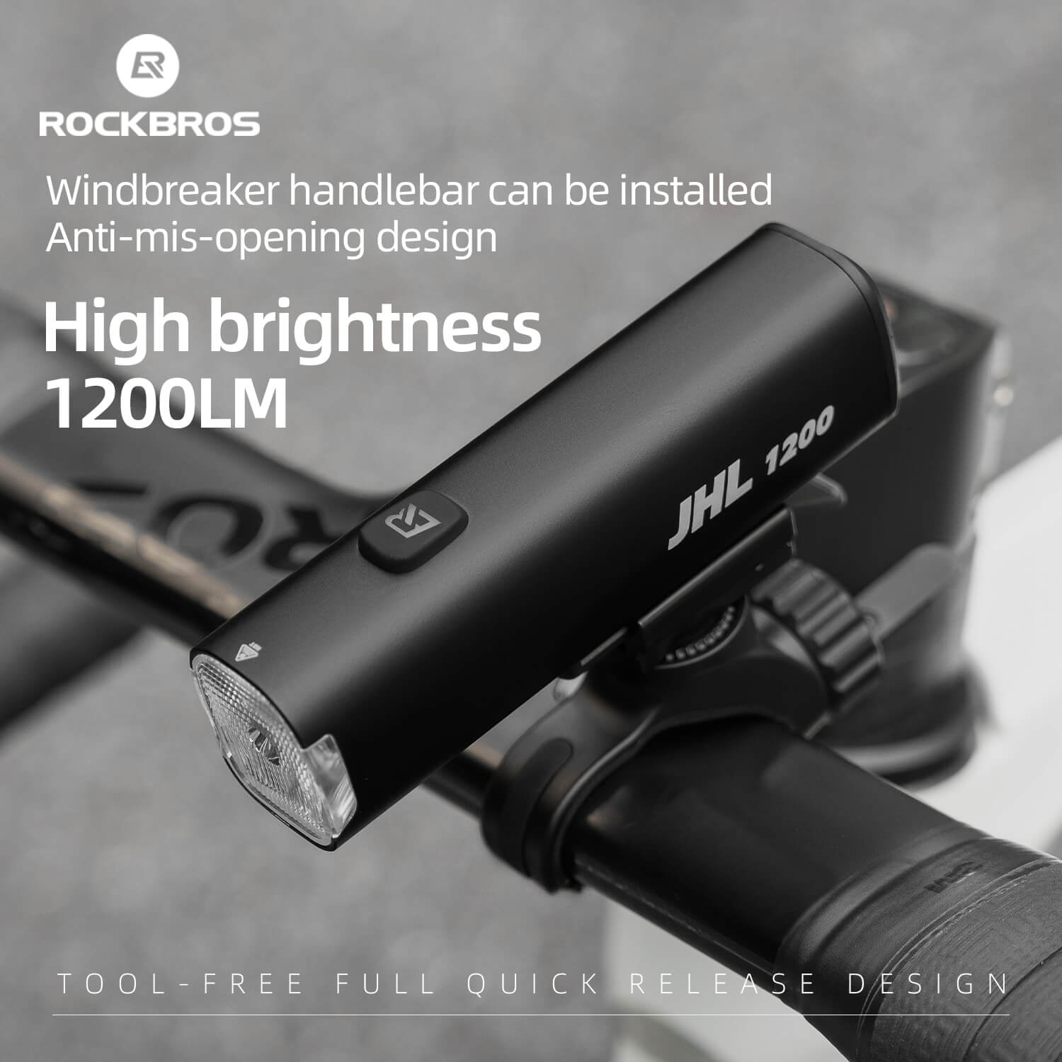 JHL 1200 Lumen Bike Front Light - OVERLANDERS Outfitter