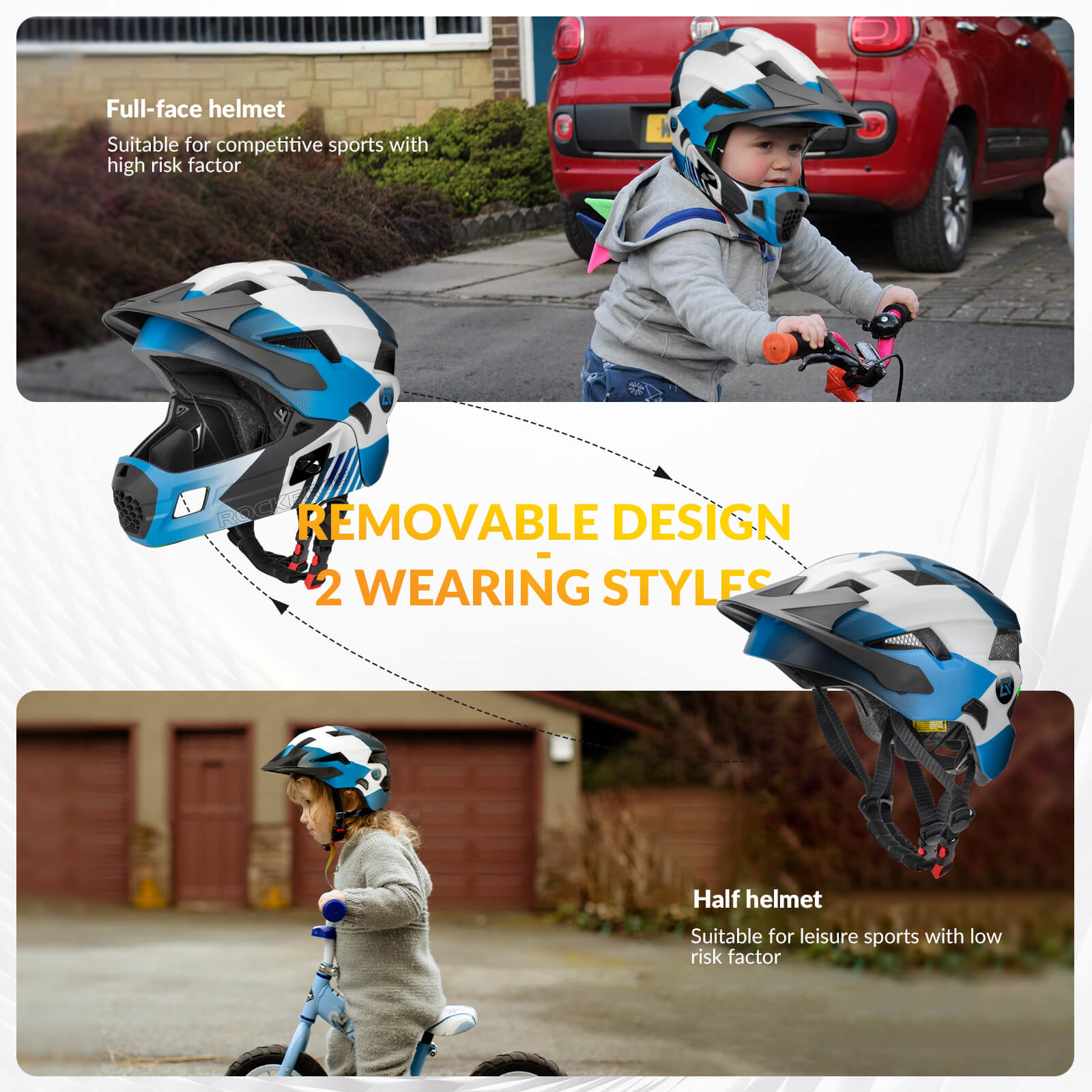 TS-61 Kids Full-Face Bike Helmet - OVERLANDERS Outfitter