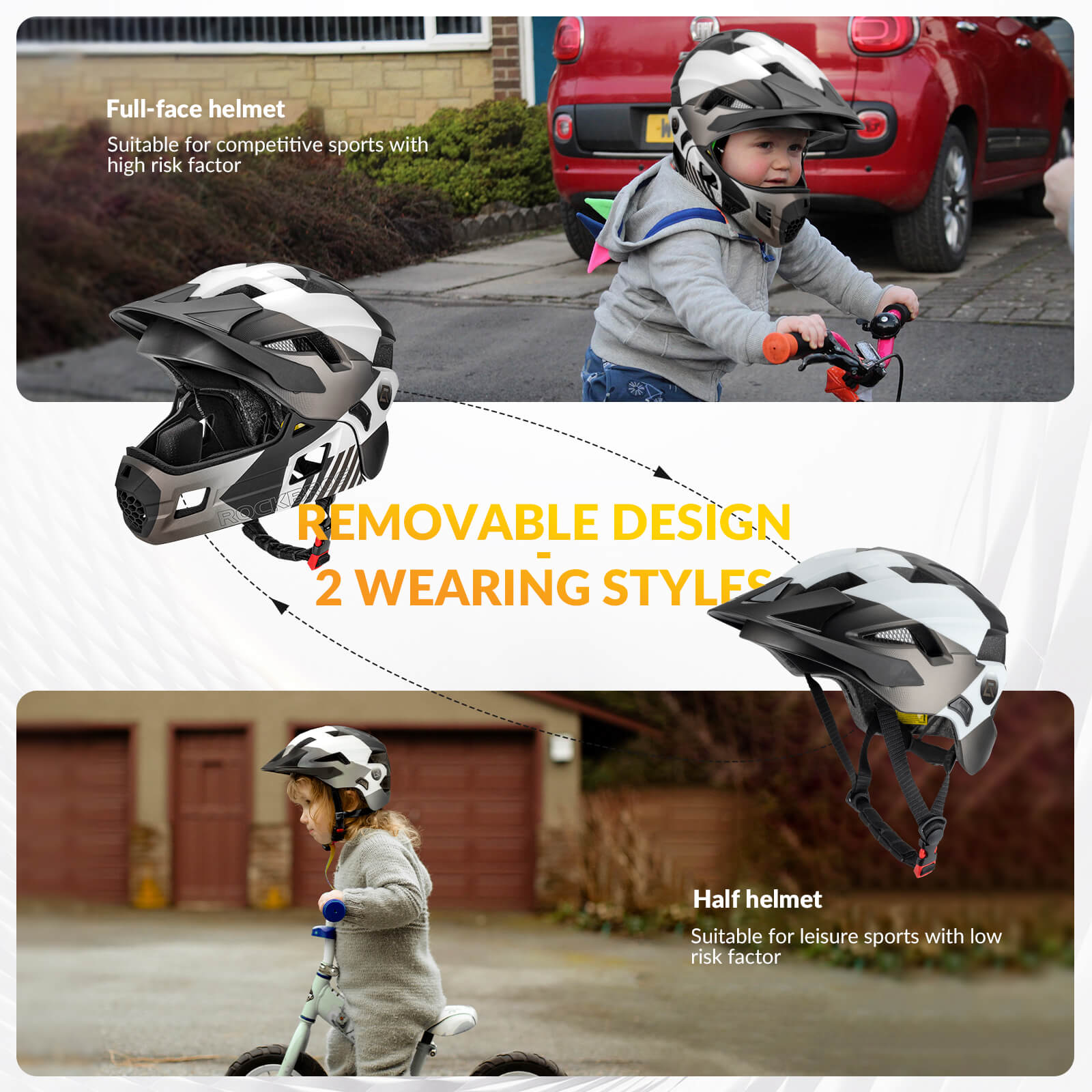 TS-61 Kids Full-Face Bike Helmet - OVERLANDERS Outfitter