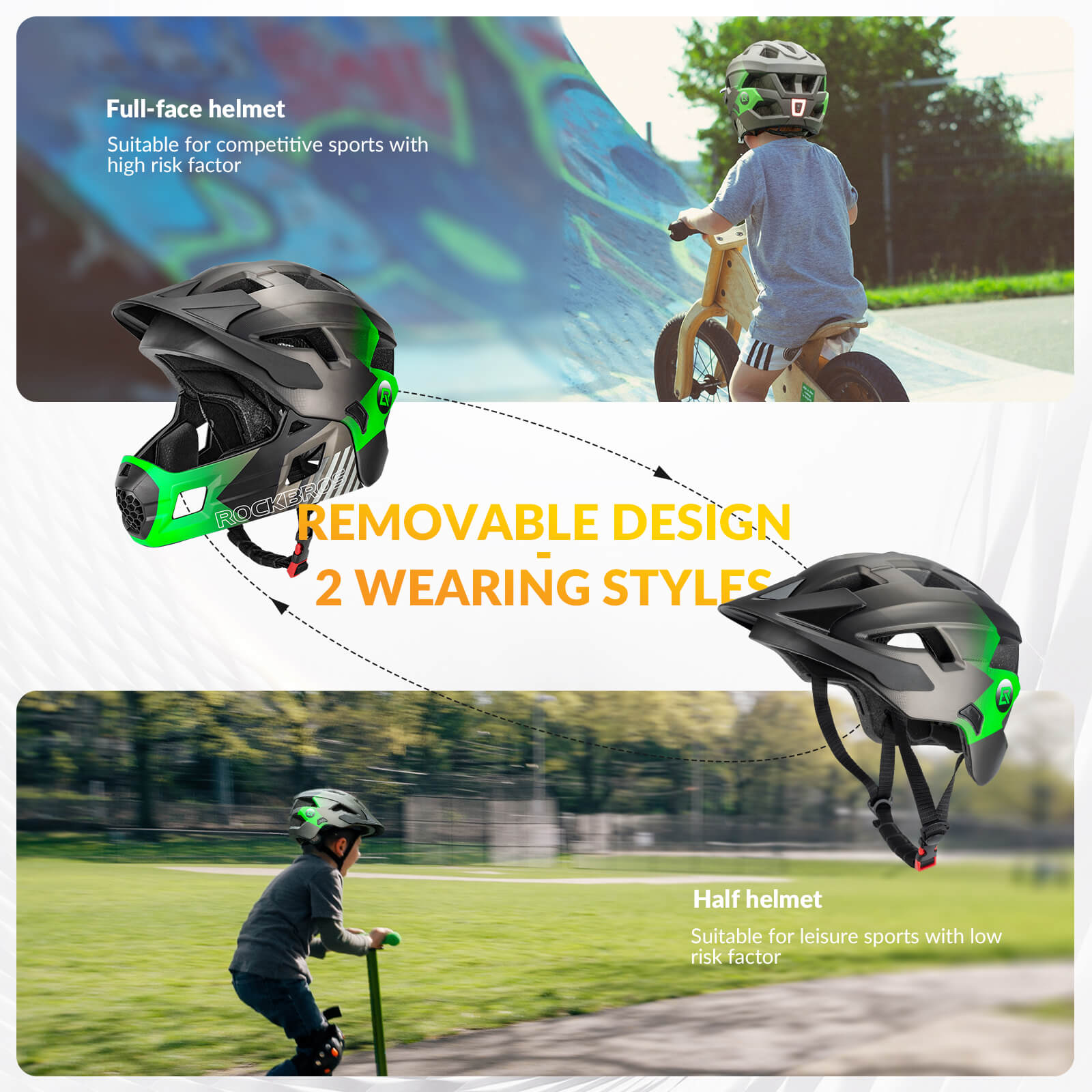 TS-61 Kids Full-Face Bike Helmet - OVERLANDERS Outfitter