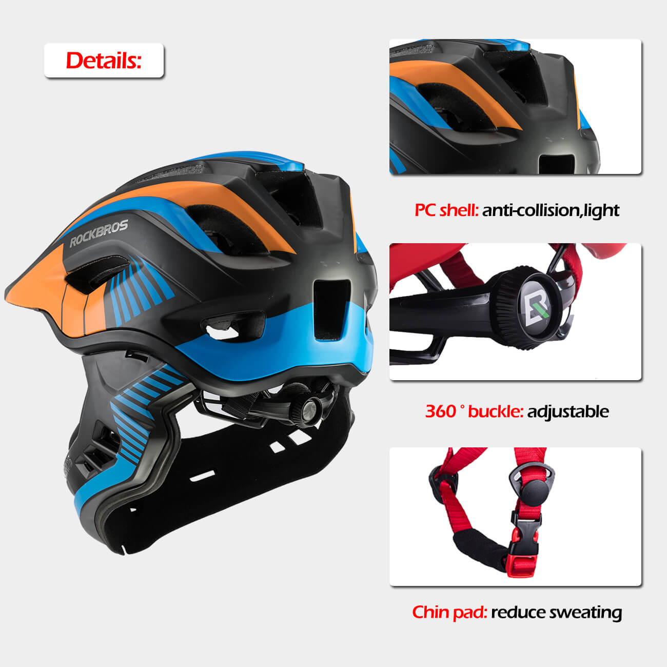 Kids Bike Helmet Full Face Safety Helmet - OVERLANDERS Outfitter