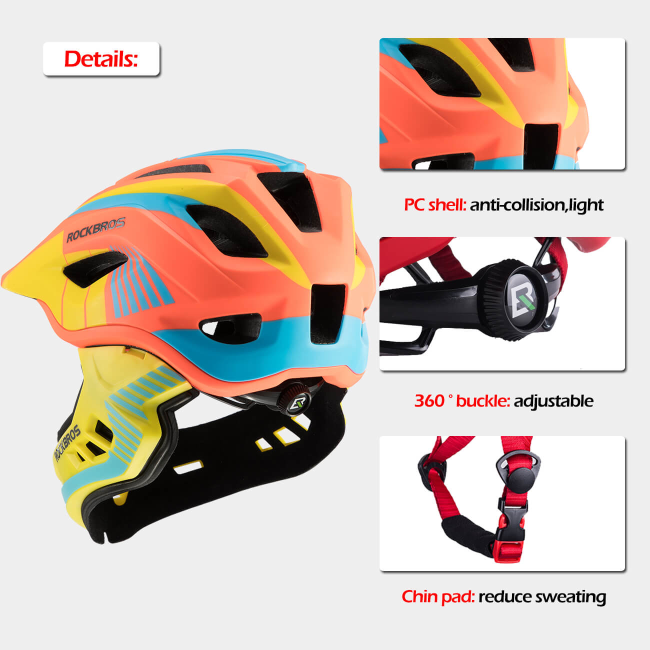 Kids Bike Helmet Full Face Safety Helmet - OVERLANDERS Outfitter