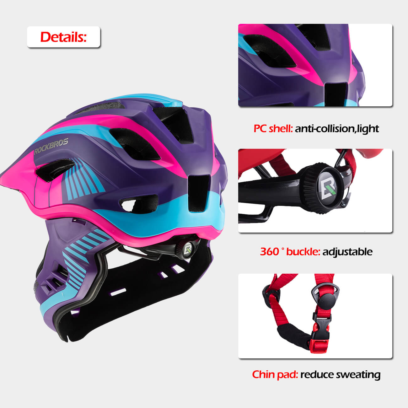 Kids Bike Helmet Full Face Safety Helmet - OVERLANDERS Outfitter