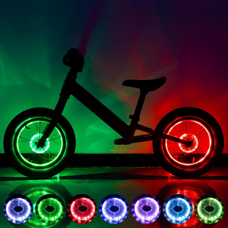 Multi Colored Bike Hub Light - OVERLANDERS Outfitter