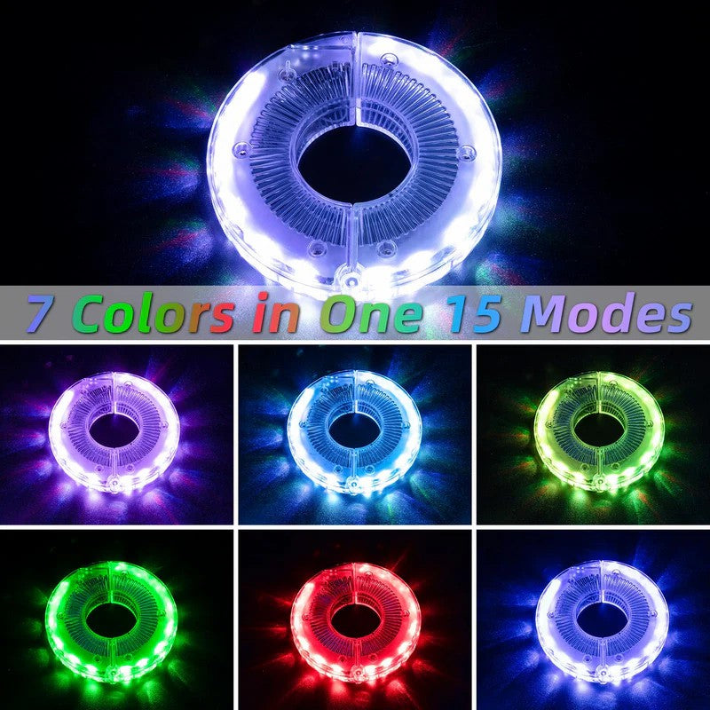 Multi Colored Bike Hub Light - OVERLANDERS Outfitter