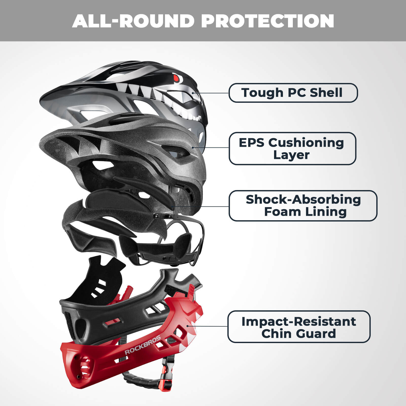Kids Full-Face Bike Helmet - OVERLANDERS Outfitter