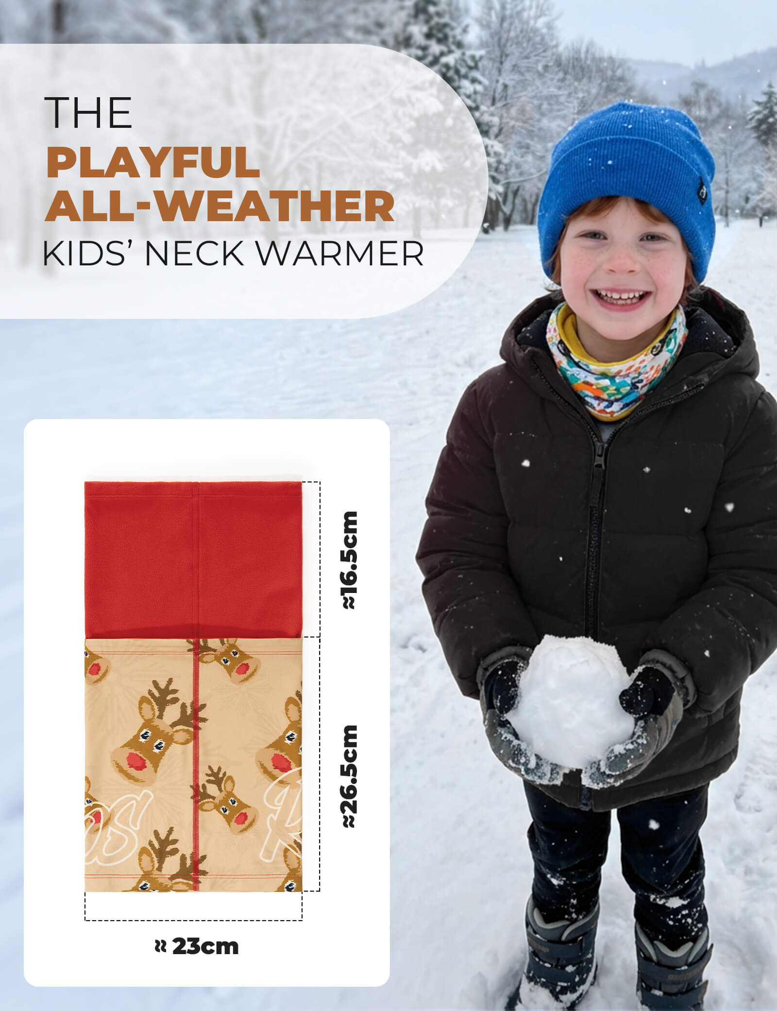 Kids Fleece Warm Face Cover & Neck Gaiter - OVERLANDERS Outfitter