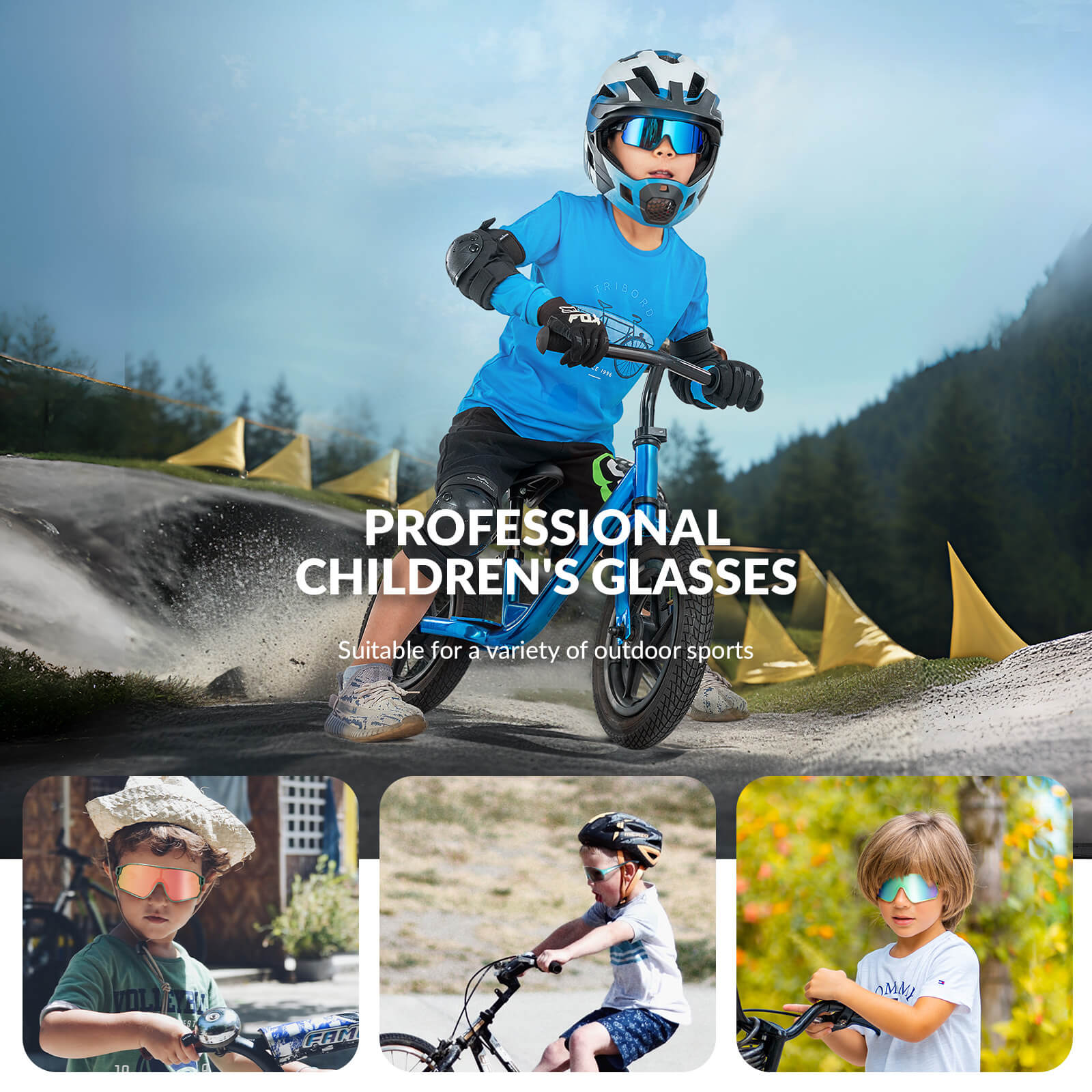 Kids Photochromic Cycling Sunglasses - OVERLANDERS Outfitter