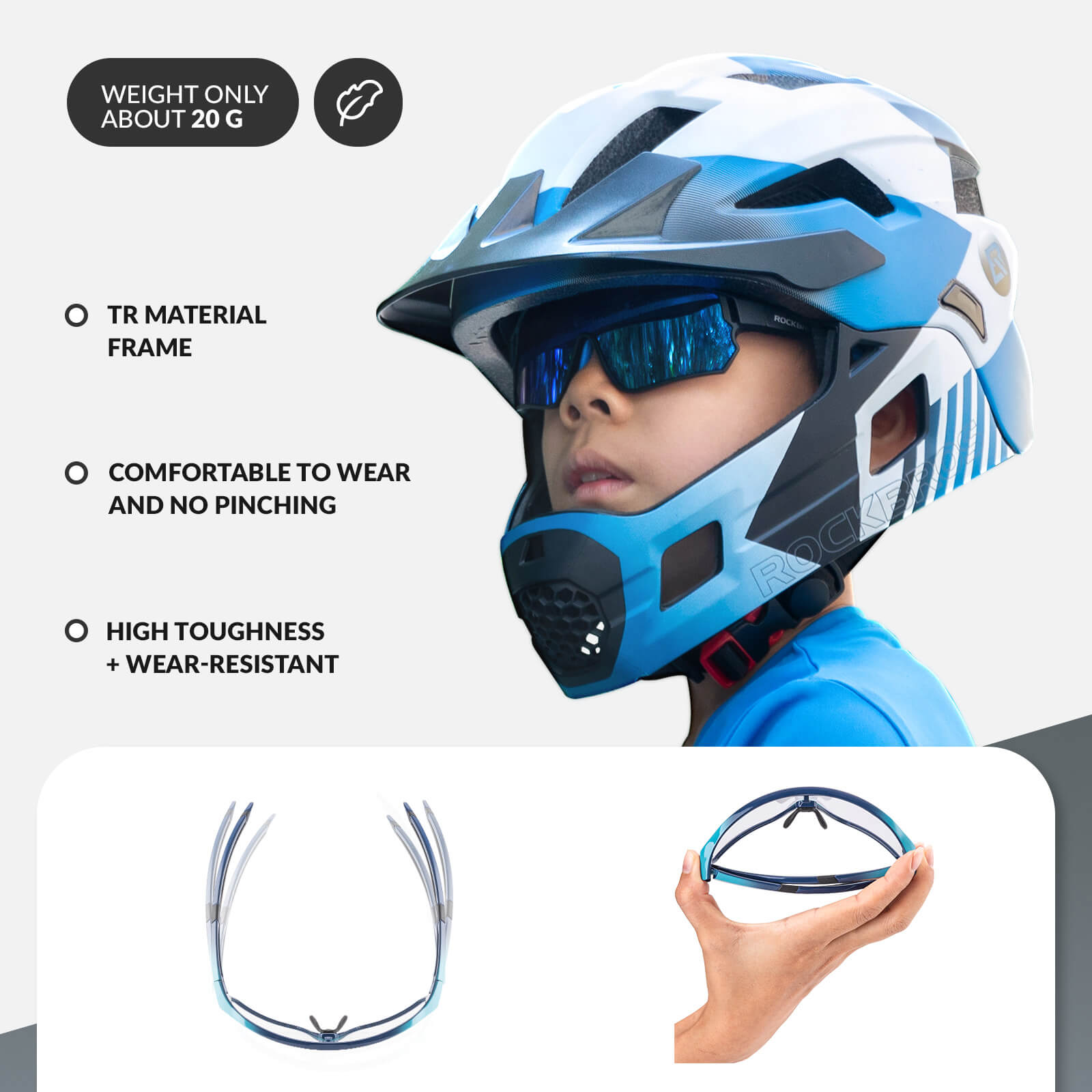 Kids Photochromic Cycling Sunglasses - OVERLANDERS Outfitter