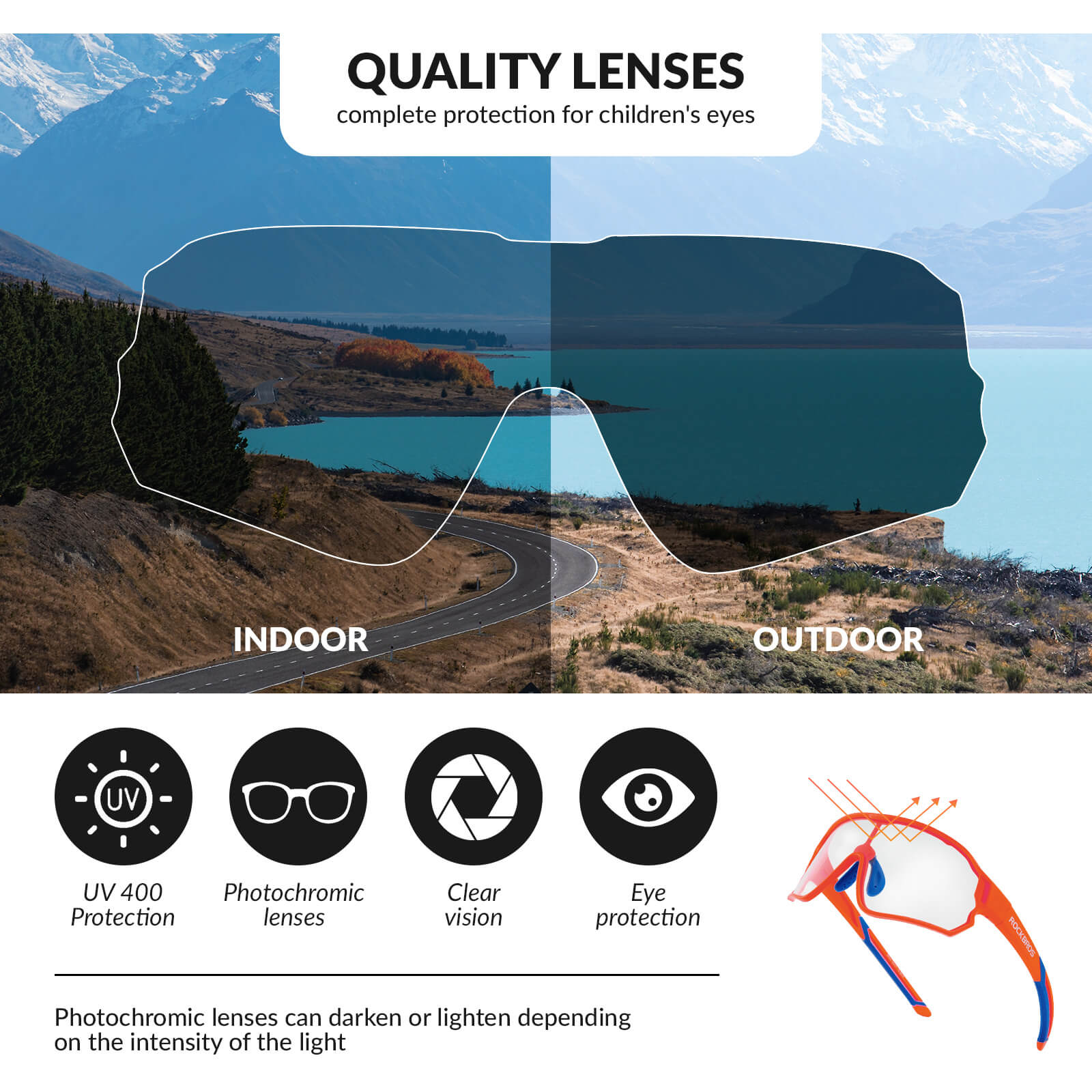 SP314 Kids Photochromic Sunglasses - OVERLANDERS Outfitter