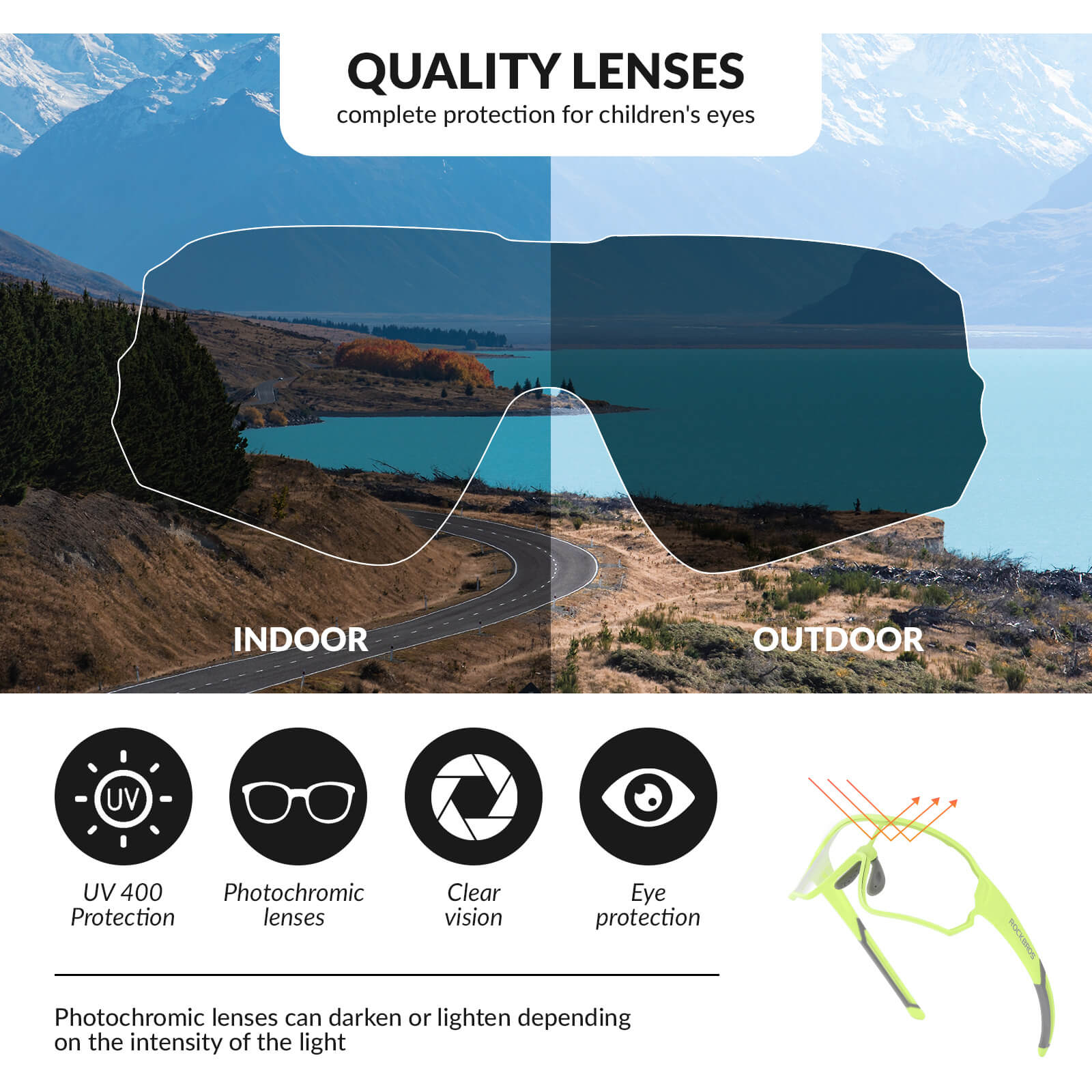 SP314 Kids Photochromic Sunglasses - OVERLANDERS Outfitter