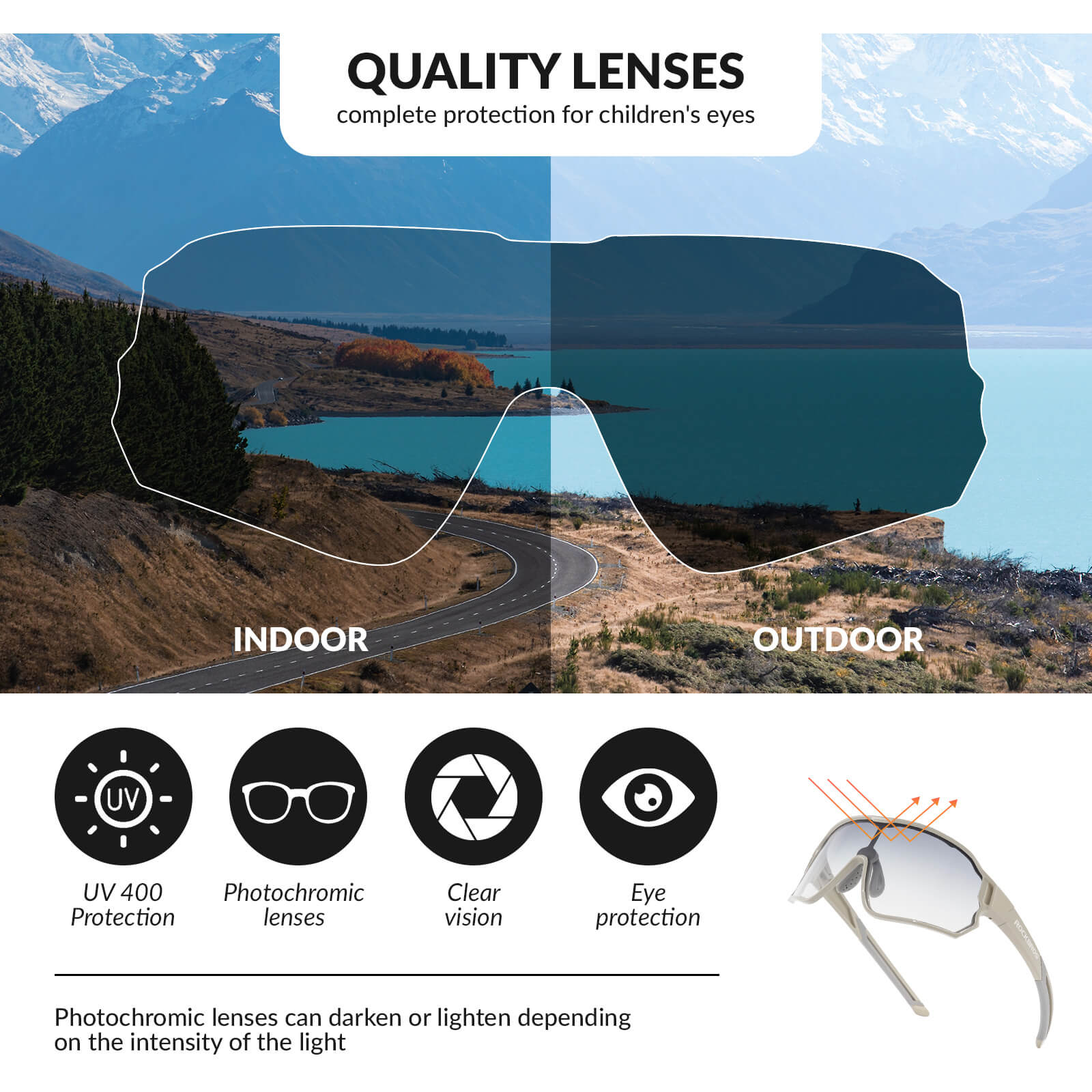 SP314 Kids Photochromic Sunglasses - OVERLANDERS Outfitter