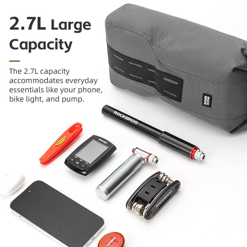 ROCKBROS Water-Resistant Front Fork Rack Bag for Bikepacking - OVERLANDERS Outfitter