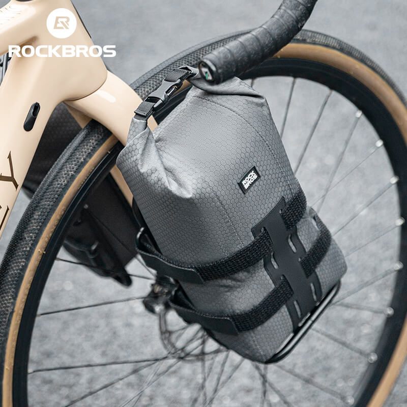 ROCKBROS Water-Resistant Front Fork Rack Bag for Bikepacking - OVERLANDERS Outfitter