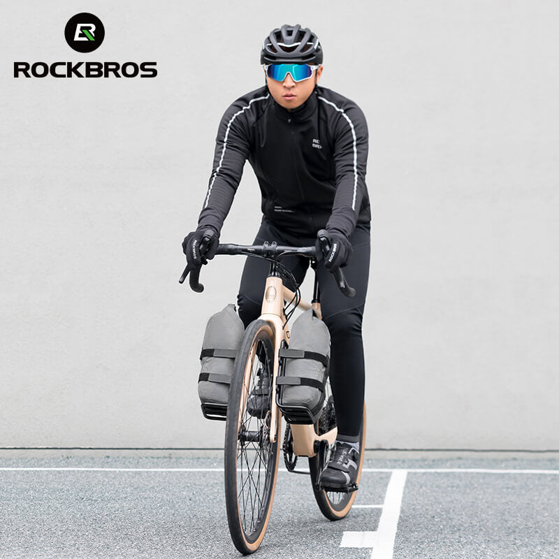 ROCKBROS Water-Resistant Front Fork Rack Bag for Bikepacking - OVERLANDERS Outfitter